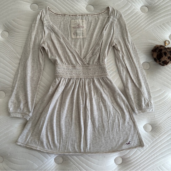 Hollister Tops - Vintage Hollister long sleeve babydoll top:Labeled size:S
